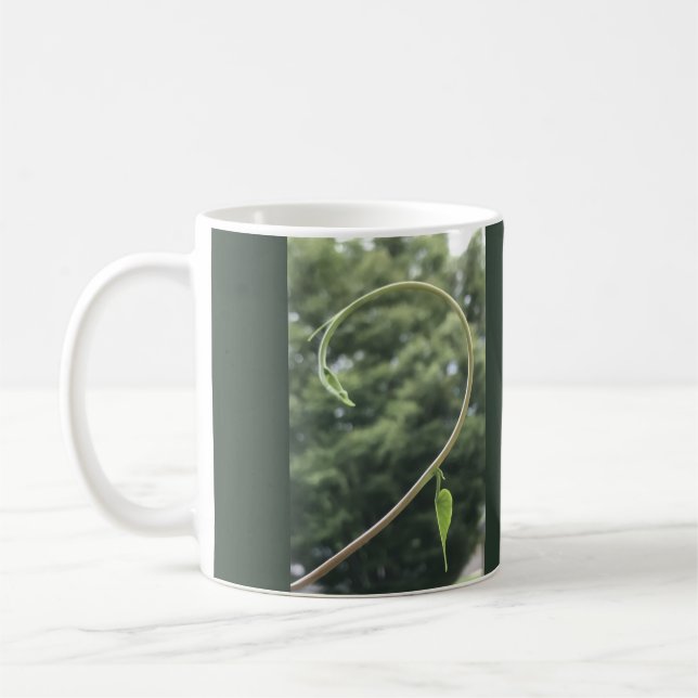 Caneca De Café Tendril e Folha de Ipoméia  (Esquerda)