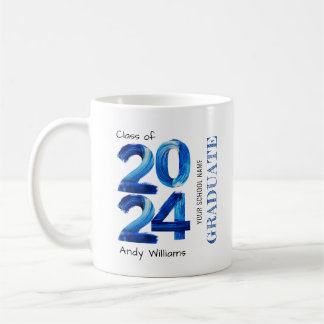 Caneca De Café Tendy 2024 Graduation Gift Blue