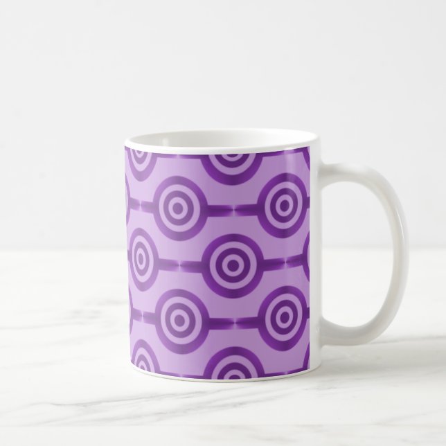 Caneca De Café Tendy Circles Mug, Lavanda Adorável (Direita)