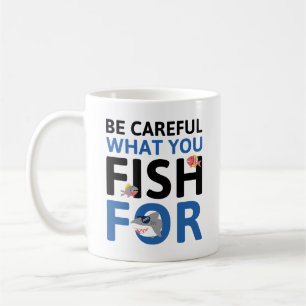 Caneca De Café Tenha Cuidado Com O Que Você Pede