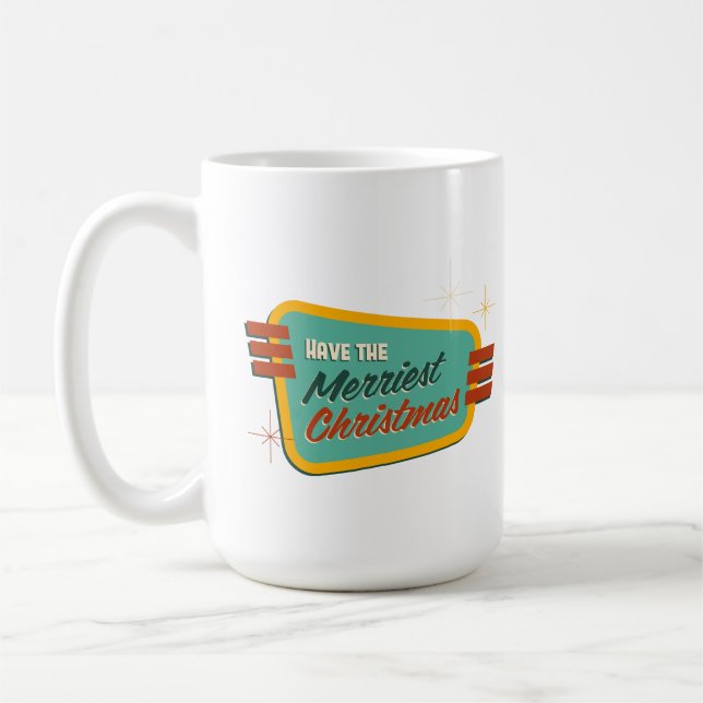 Caneca De Café Tenha o Natal mais feliz (Esquerda)