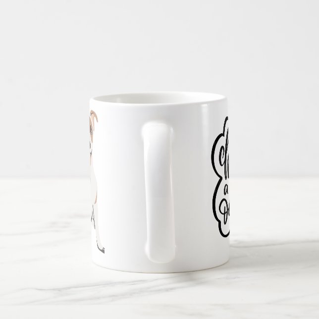 Caneca De Café Tenha um bom dia, Mug com foto de cachorro (Alça)