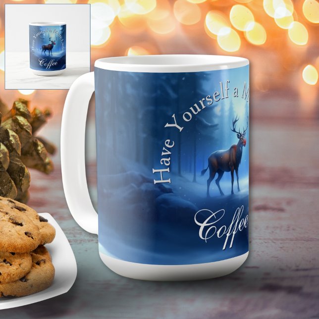 Caneca De Café Tenha um Café Natal Feliz (Criador carregado)