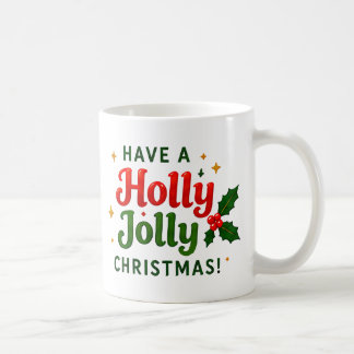 Caneca De Café Tenha um Natal Alegre e Feliz