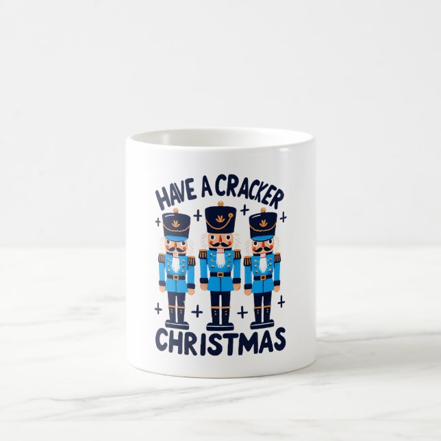 Caneca De Café Tenha um natal quebra-nozes (Centro)