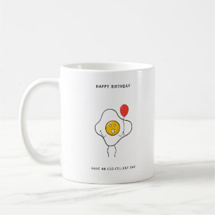 Caneca De Café Tenha um presente de aniversário Egg-celente