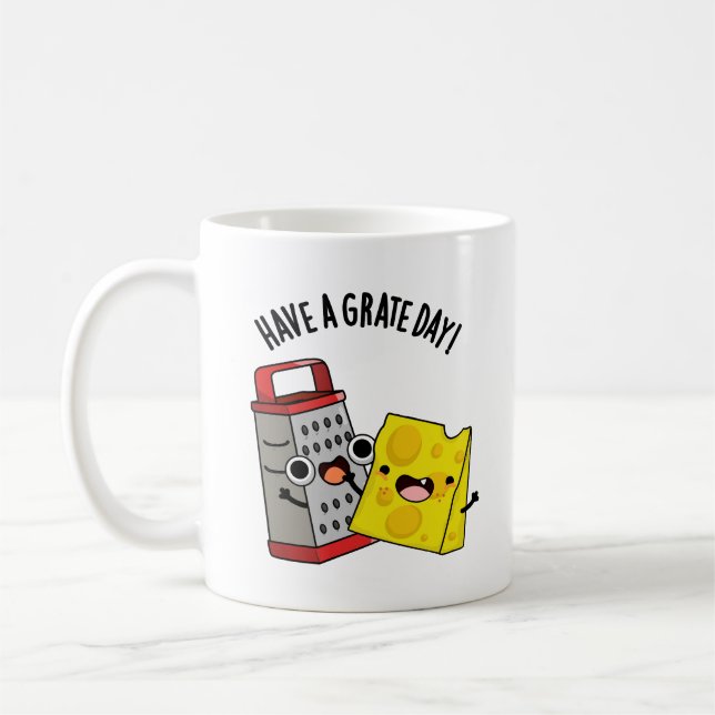 Caneca De Café Tenha Um Queijo Engraçado De Grau (Esquerda)