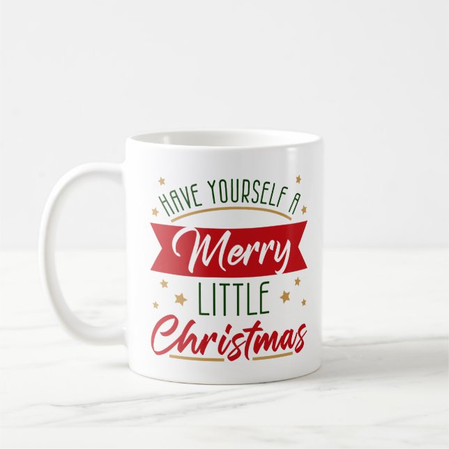 Caneca De Café Tenha Uma Feliz De Férias De Natal (Esquerda)