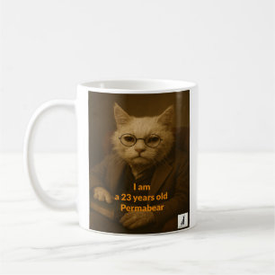 Caneca De Café Tenho 23 anos de idade Permabear