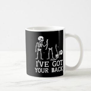 Caneca De Café Tenho As Suas Costas Esqueleto Olhar Divertido De