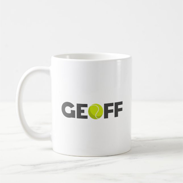 Caneca De Café Tênis de Geoff (Esquerda)