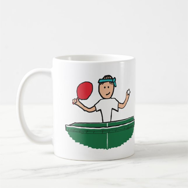 Caneca De Café Tênis de Mesa (Esquerda)