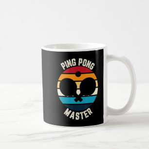 Caneca De Café Tênis de Mesa mestre do pino