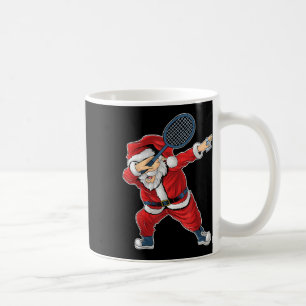 Caneca De Café Tênis de mesa Natal Dabbing Papai Noel Com Peteca