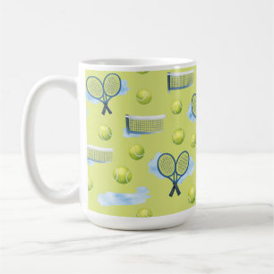 Caneca De Café Tenis Dia dos Pais Aquarela Azul