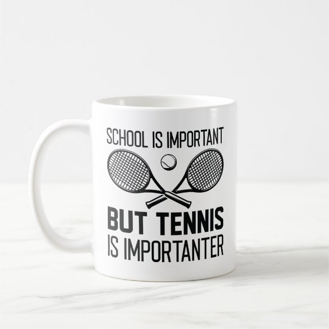 Caneca De Café Tênis é importante (Esquerda)