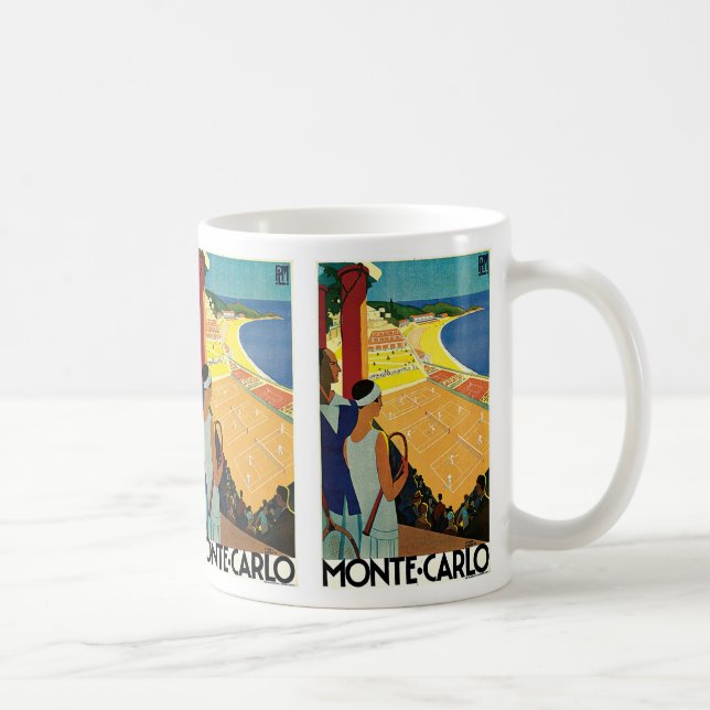 Caneca De Café Tênis em Monte Carlo (Direita)