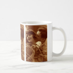 Caneca De Café Tênis Esportivo Vintage, Amor e Romance