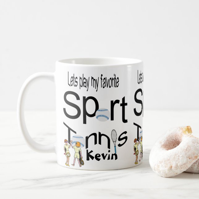 Caneca De Café Tênis Mugs Esporte (Com Donut)