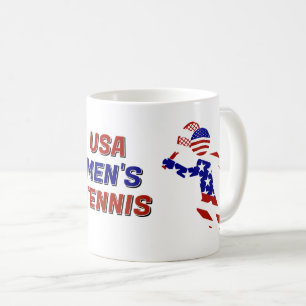 Caneca De Café Tênis Patriótico Masculino dos EUA