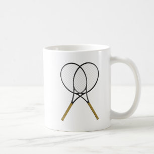 Caneca De Café Tênis Rackets Esporte