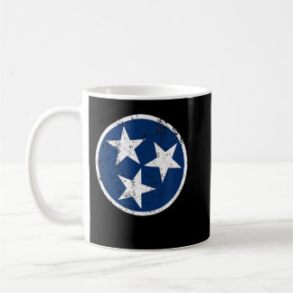 Caneca De Café Tennessee Flag Star Logo Volunteer State Nashville