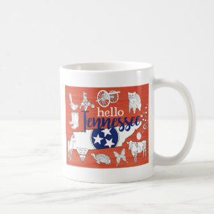 Caneca De Café Tennessee State Symbols Volunteer State Images