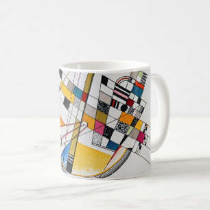 Caneca De Café Tensão Delicada N.O 85, Wassily Kandinsky