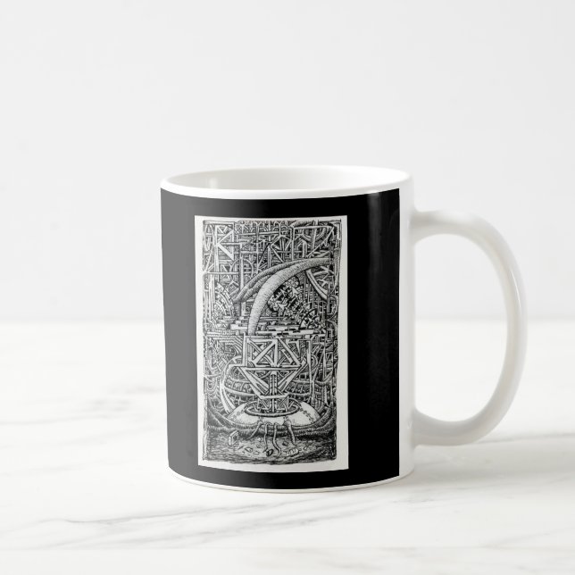Caneca De Café Tentacle Tank de Brian Benson Coffee Mug (Direita)
