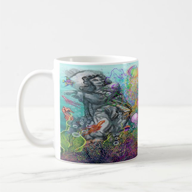 Caneca De Café Tentáculos (Esquerda)