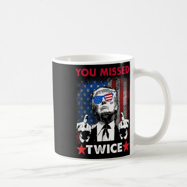 Caneca De Café Tentativa De Inibição Trump 2024 Que Você Perdeu D (Direita)