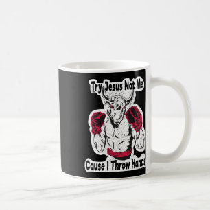 Caneca De Café Tente Jesus Não Eu Porque Eu Jogo Socos Kickboxing