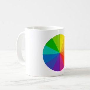 Caneca De Café teoria das rodas de cor escola ciência hmue disk l