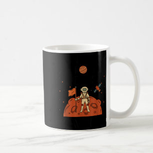 Caneca De Café Teórico Astronauta Antigo Diz Sim Espaço Ufo Alien