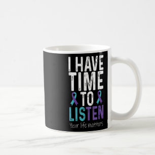 Caneca De Café Ter Tempo Para Ouvir - Sensibilização Para A Preve