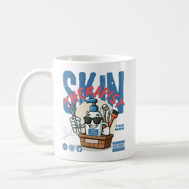 Caneca De Café Terapeuta da pele (Esquerda)