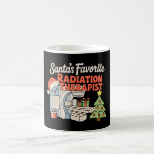 Caneca De Café Terapeuta de Radiação Favorito do Papai Noel Radio