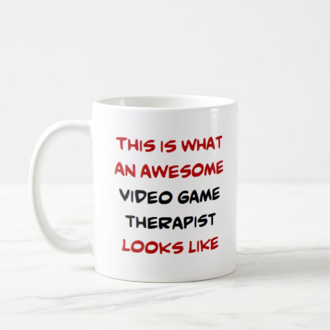 Caneca De Café terapeuta de videogames, incrível (Esquerda)