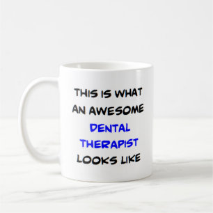 Caneca De Café terapeuta dentária incrível