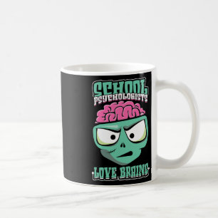 Caneca De Café Terapeuta Escolar Psicólogo de Volta às Aulas Psic