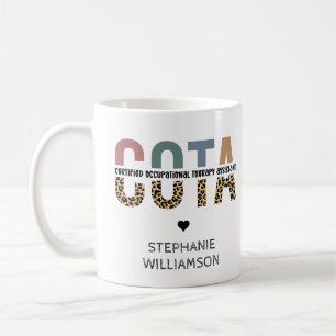 Caneca De Café Terapeuta Ocupacional Certificado Assistente COTA
