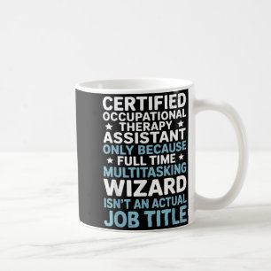 Caneca De Café Terapeuta Ocupacional Certificado Istant Cota Ther