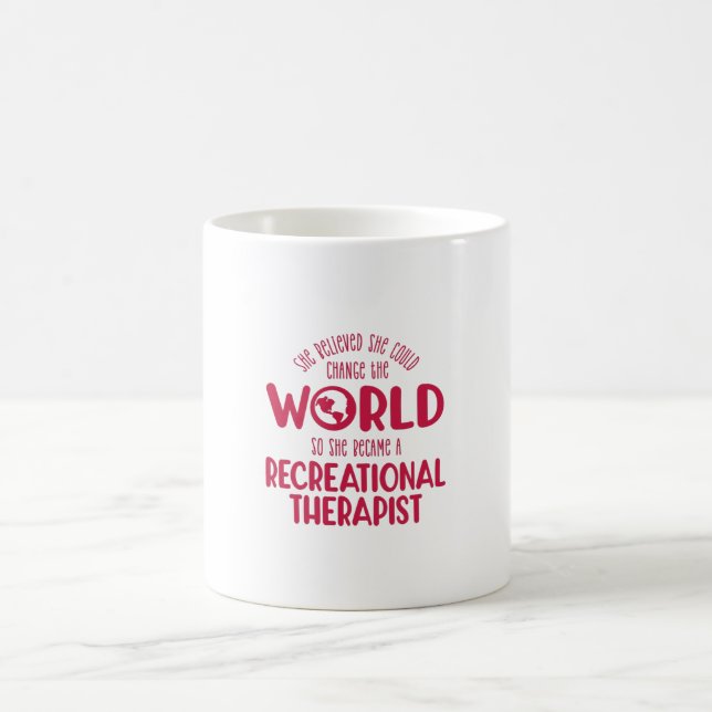 Caneca De Café terapeuta recreativa, terapeuta lúdico (Centro)