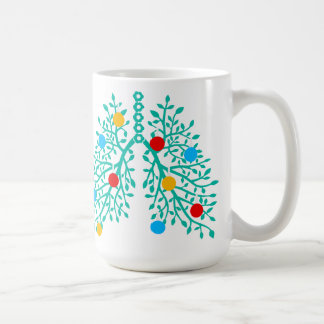 Caneca De Café Terapeuta Respiratório Personalizado do Papai Noel