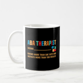 Caneca De Café Terapêutica De Definição Terapêutica Aba Bcba A