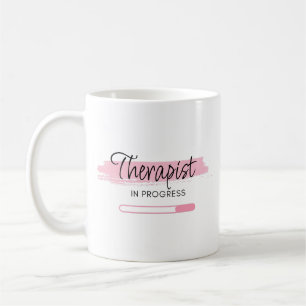 Caneca De Café Terapêutica Em Andamento - Personalizada