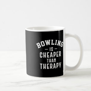 Caneca De Café Terapêutica Engraçada Com Boliches - Presente De B