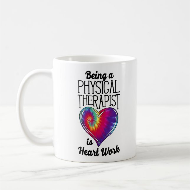 Caneca De Café Terapêutica Física Assistente de Terapia Coração S (Esquerda)