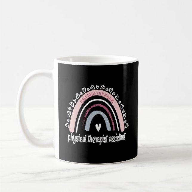 Caneca De Café Terapêutica Física Assistente Rainbow Pta Físico (Esquerda)