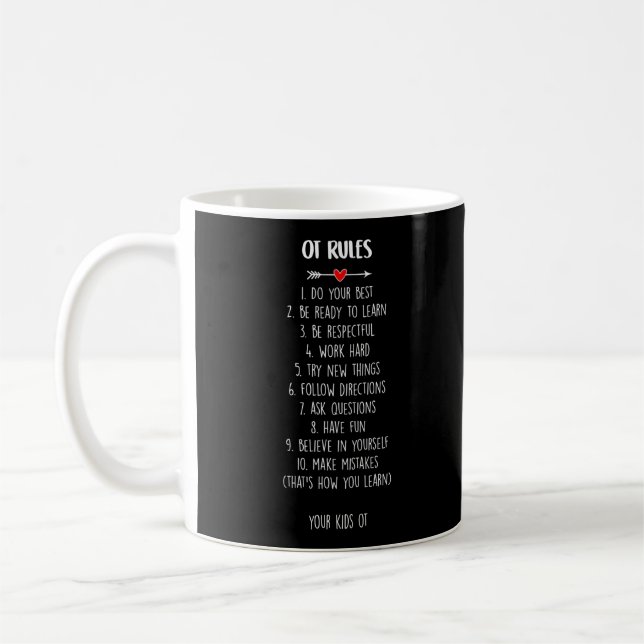 Caneca De Café Terapêutica Ocupacional (Esquerda)